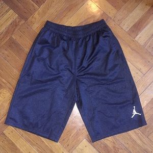 Boys Black Jordan Basketball Shorts